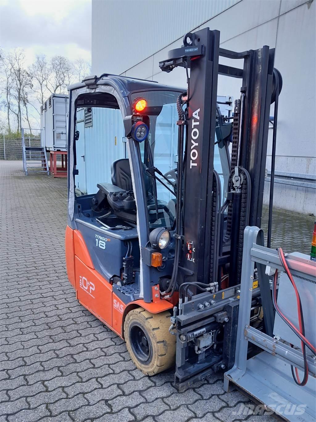 Toyota 8FBEKT18 Elektriskie iekrāvēji