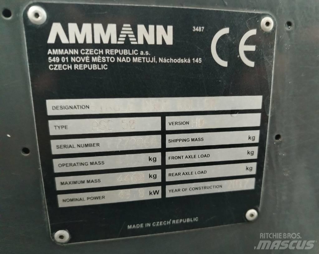 Ammann ASC 50 Vienvalča grunts veltņi