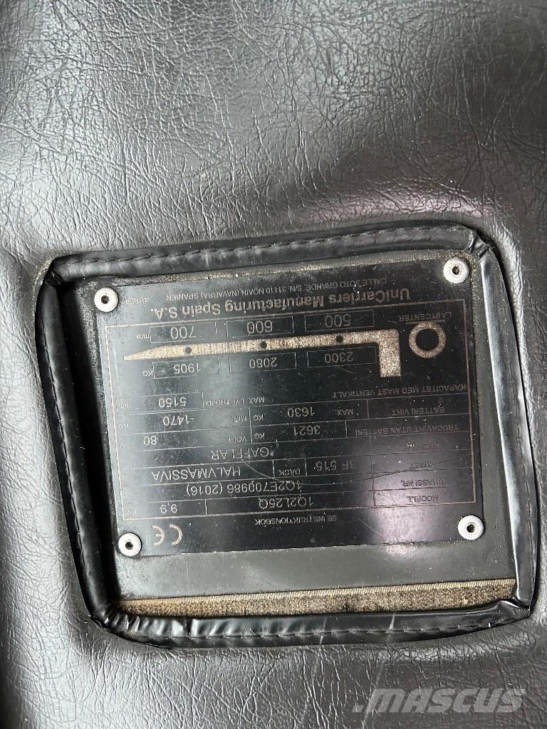 UniCarriers L25Q Elektriskie iekrāvēji