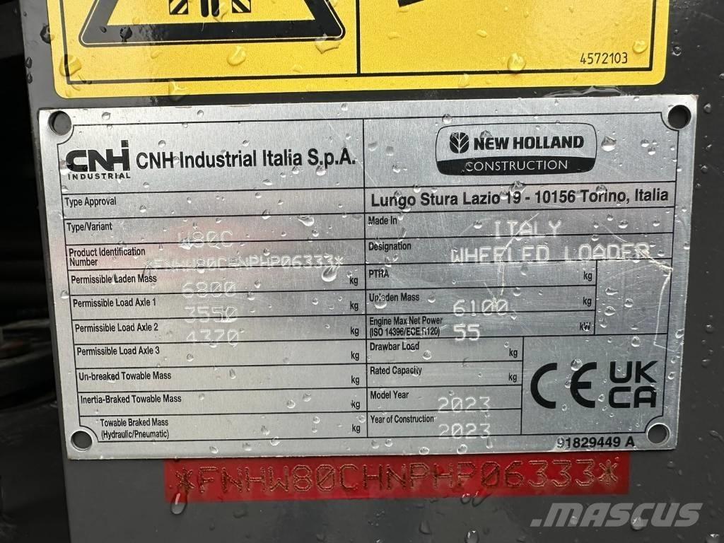 New Holland W 80 C Multifunkcionālie iekrāvēji