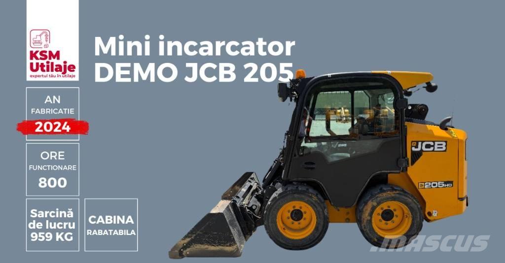 JCB 205 Lietoti riteņu kompaktiekrāvēji
