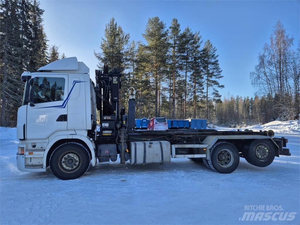 Scania R420 Smagās mašīnas ar celtni