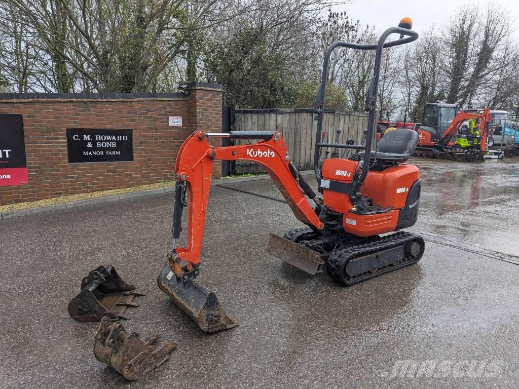 Kubota K 008-3 Mini ekskavatori < 7 t