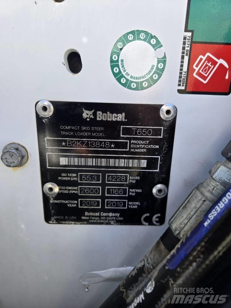 Bobcat T 650 Lietoti riteņu kompaktiekrāvēji