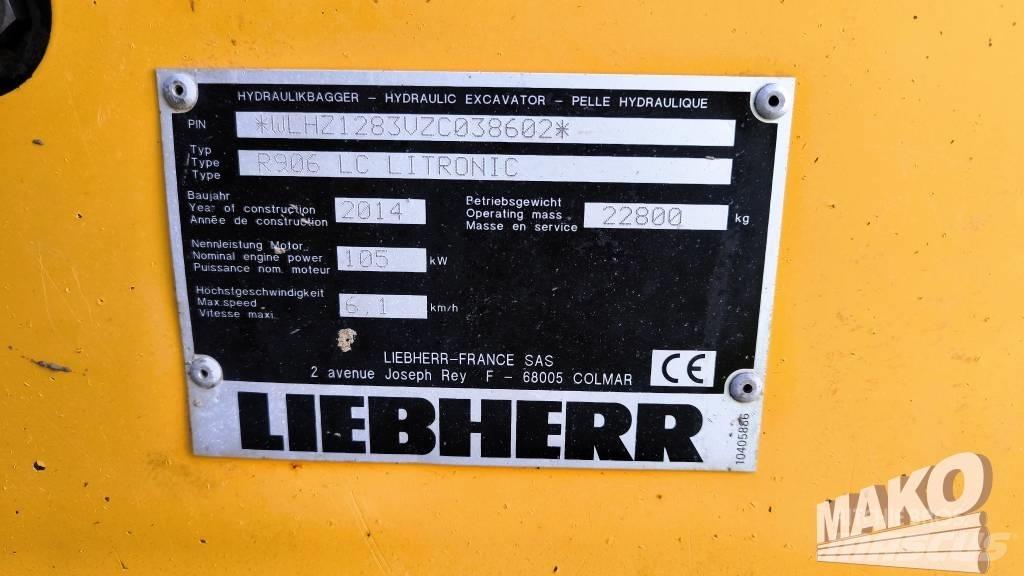 Liebherr R 906 LC Kāpurķēžu ekskavatori