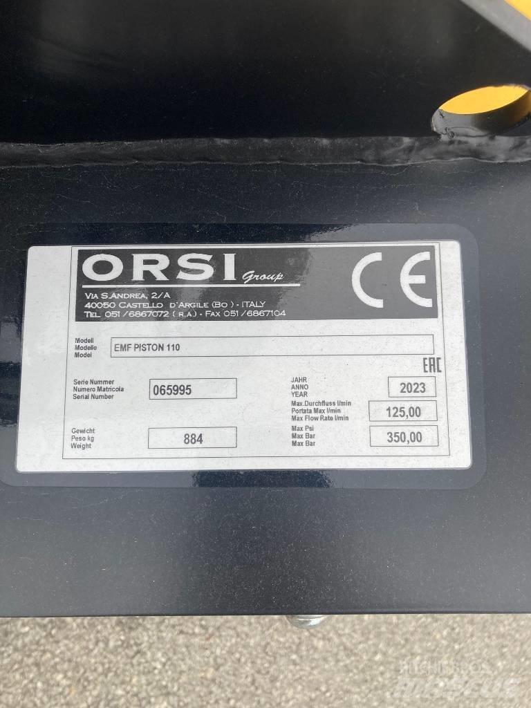 Orsi EMF PISTON 110 Mežizstrādes mulčeri