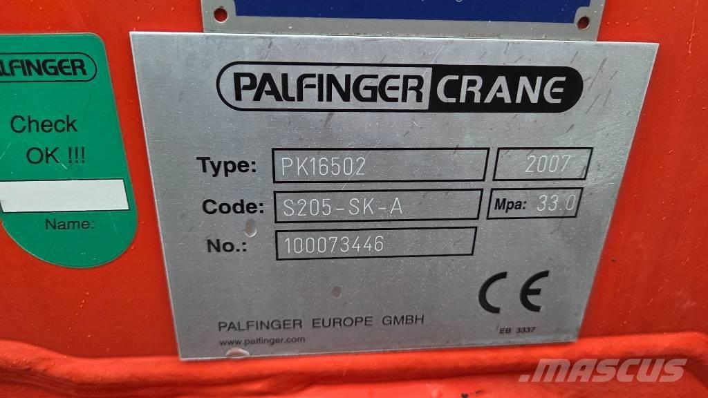 Palfinger PK 16502 Iekrāvēju krāni