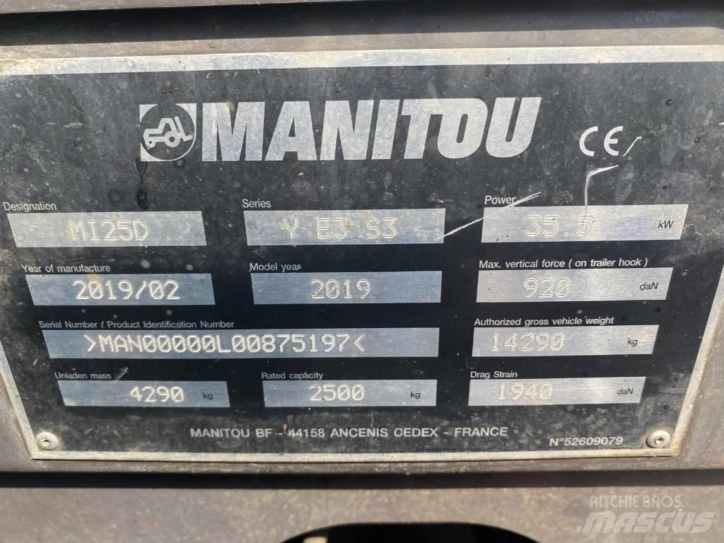 Manitou Mi25D Tehnika ar dīzeļa dzinēju