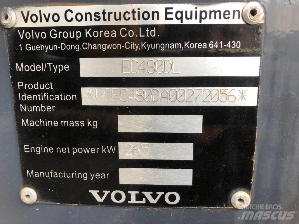 Volvo EC 480 Kāpurķēžu ekskavatori