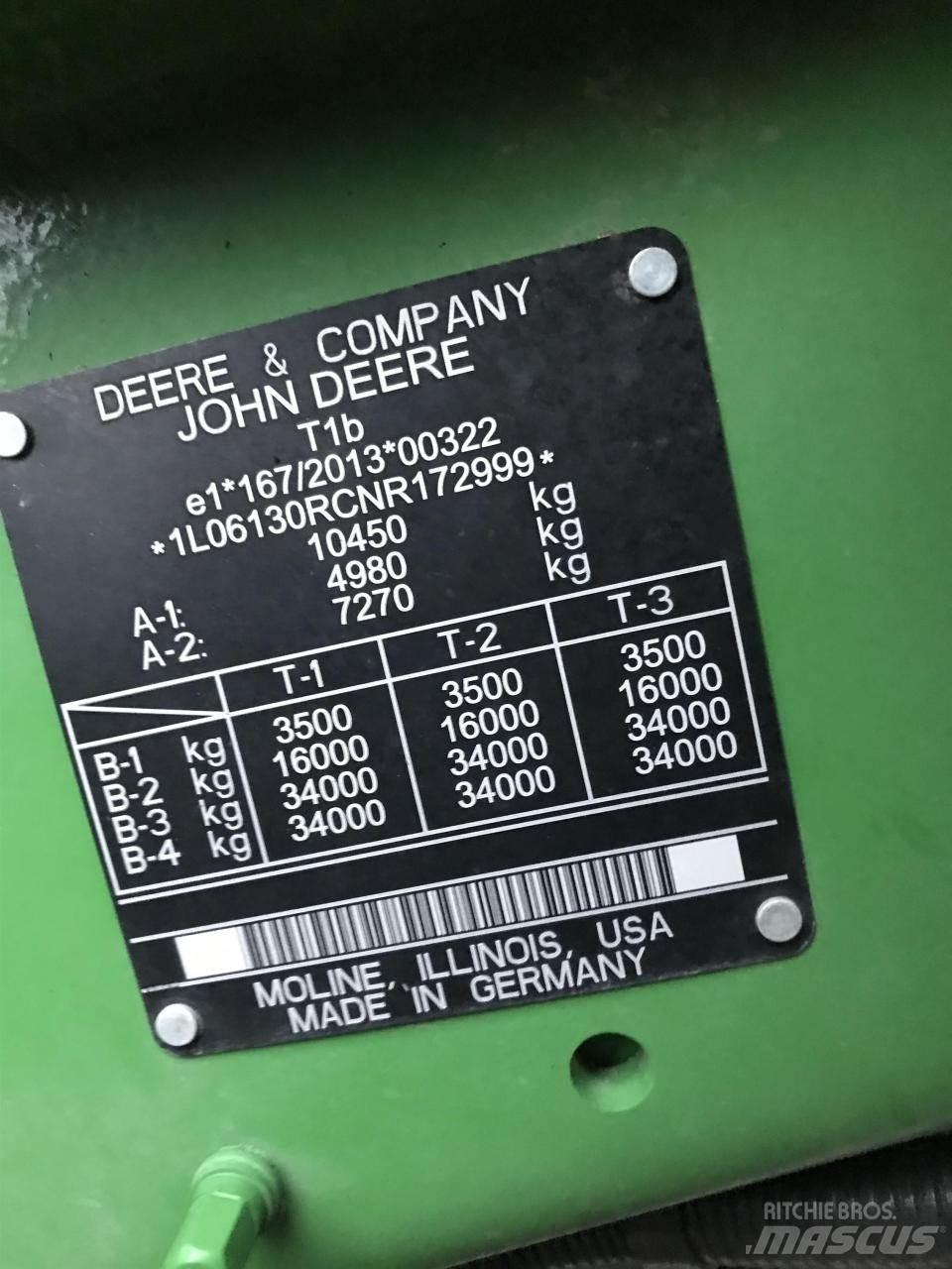 John Deere 6R 130 Traktori