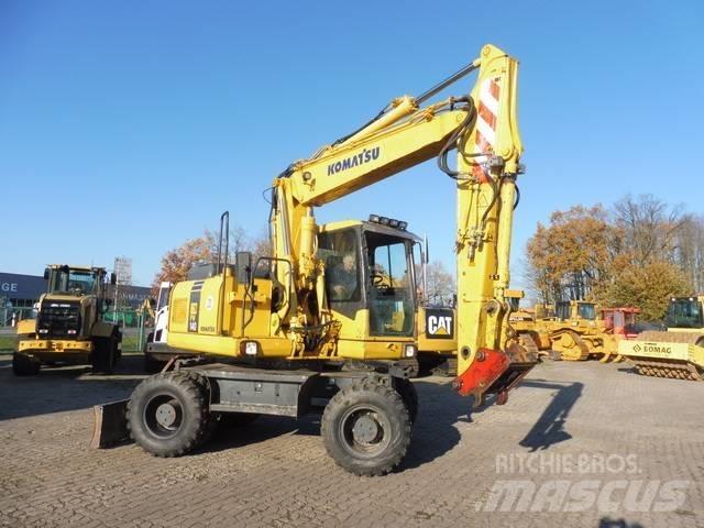 Komatsu PW 140-7 Ekskavatori uz riteņiem