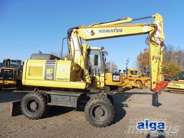 Komatsu PW 140-7 Ekskavatori uz riteņiem