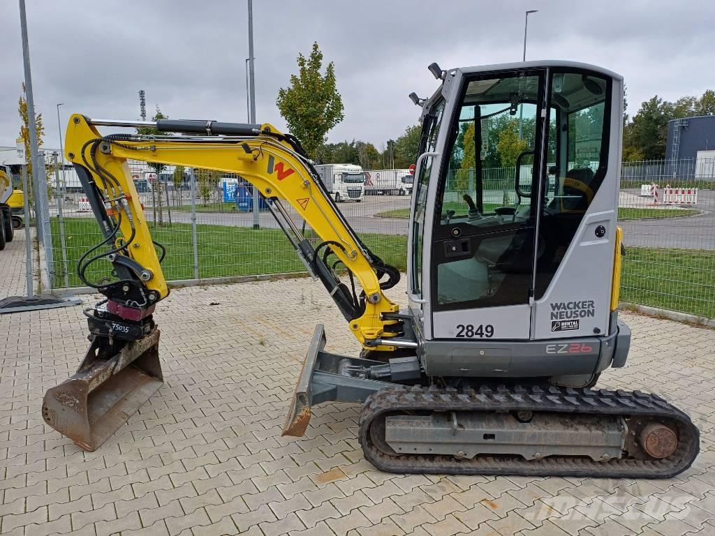 Wacker Neuson EZ26 Kāpurķēžu ekskavatori