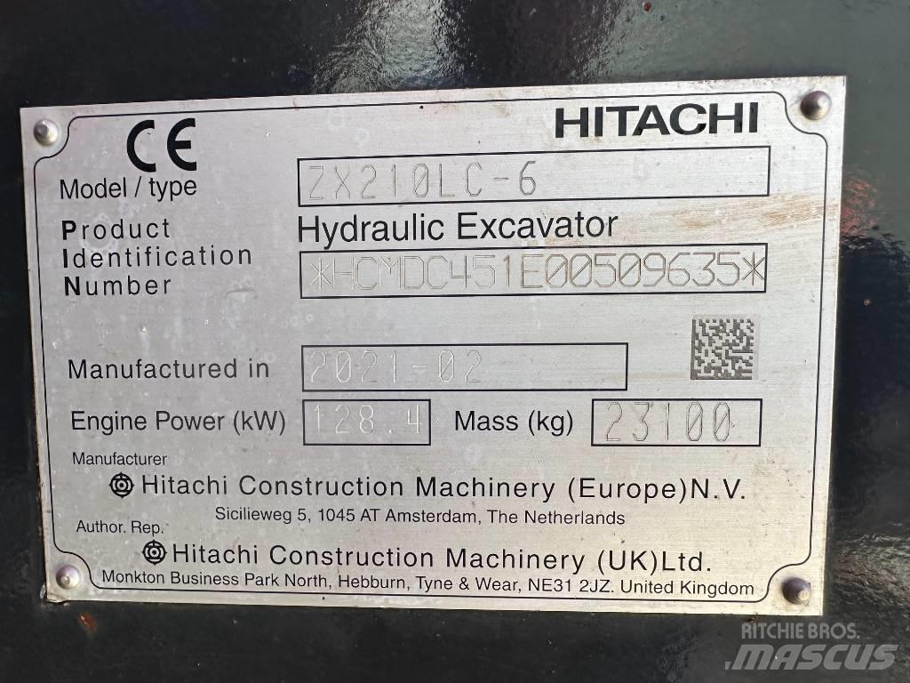 Hitachi ZX 210 LC-6 Kāpurķēžu ekskavatori
