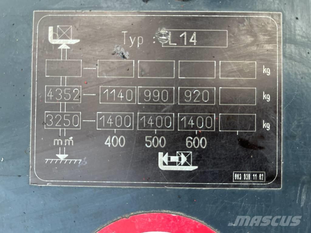 Linde L 14 V-3816 Pašgājēji krautnētāji