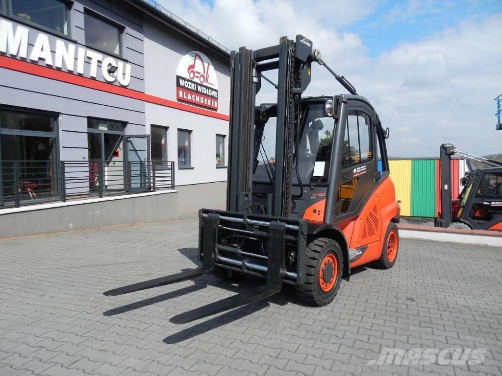 Linde H40D-02 Tehnika ar dīzeļa dzinēju