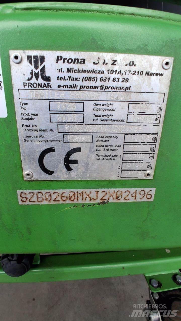 Pronar TO 26 M Ķīpu treileri