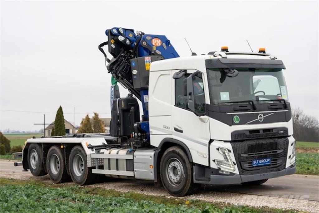 Volvo FM 500 8X4 Smagās mašīnas ar celtni
