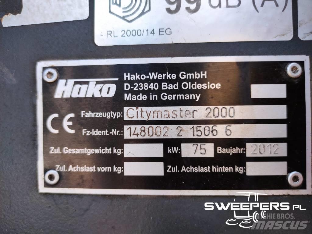 Hako Citymaster 2000 Ielu tīrīšanas mašīnas