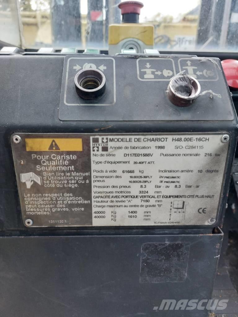 Hyster 48.00 E 16-CH Konteineru manipulatori