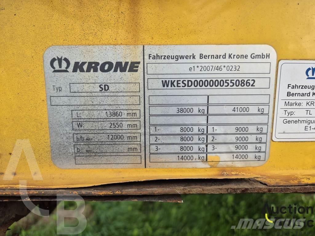 Krone SD Tents puspiekabes