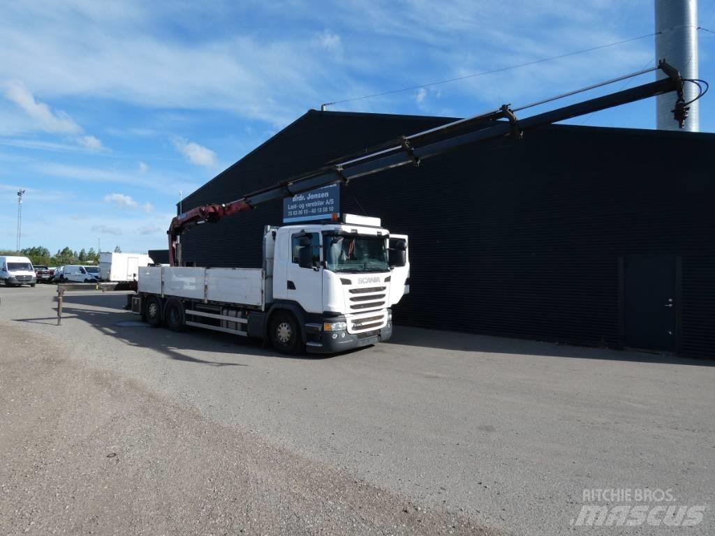 Scania G 450 Smagās mašīnas ar celtni