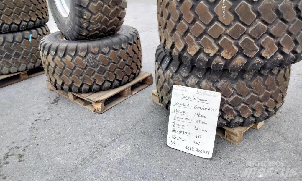 Alliance 600/55R26.5 Riepas, riteņi un diski