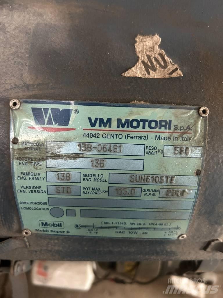 VM SUN6105TE Citas sastāvdaļas