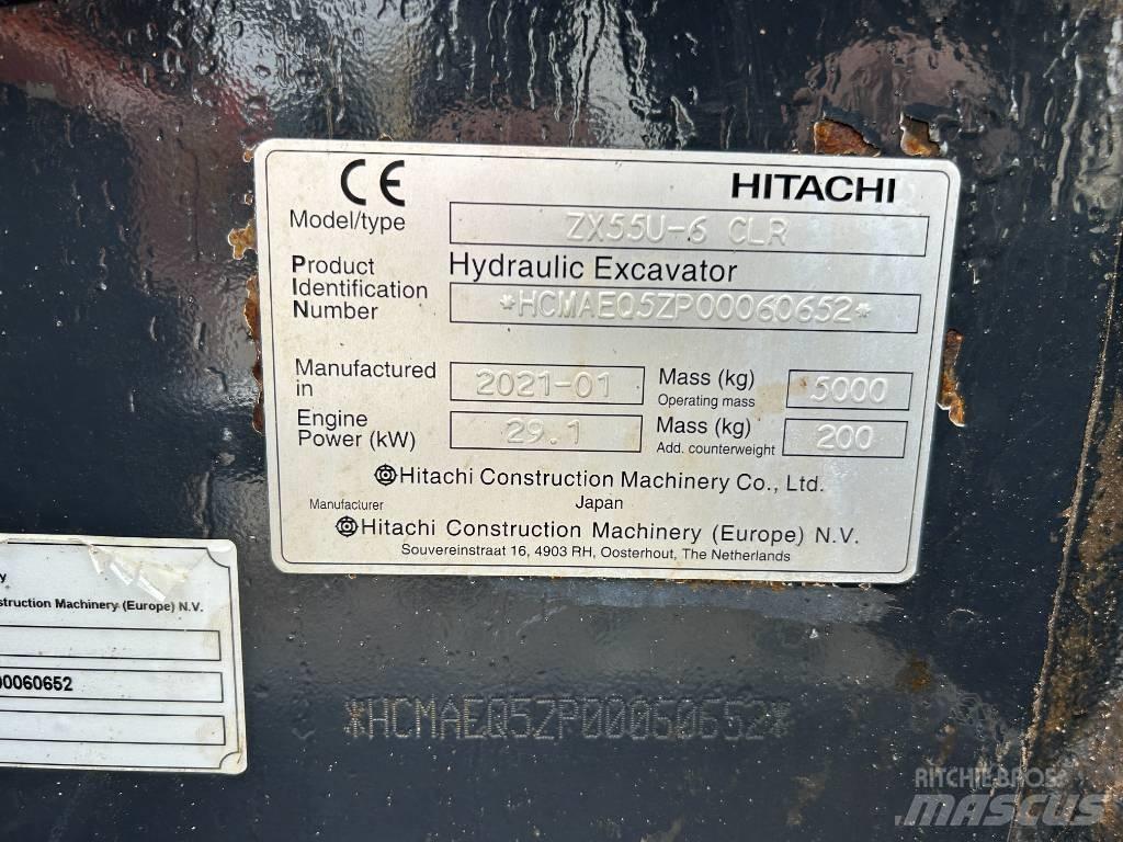 Hitachi ZX55U-6 Mini ekskavatori < 7 t