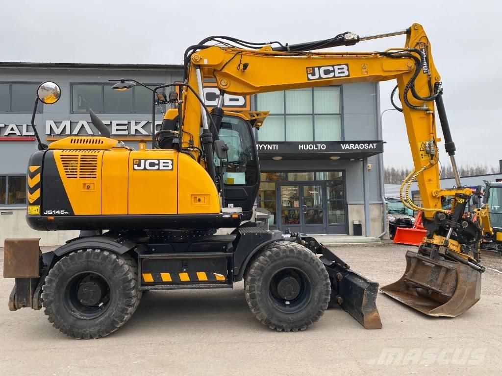 JCB JS145W TAB T4F Ekskavatori uz riteņiem