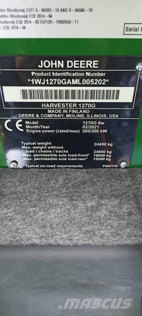 John Deere 1270 G Harvesteri