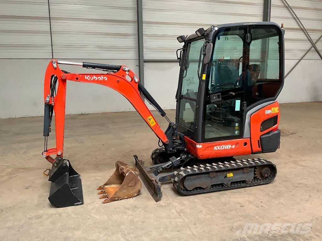 Kubota KX 018-4 Mini ekskavatori < 7 t