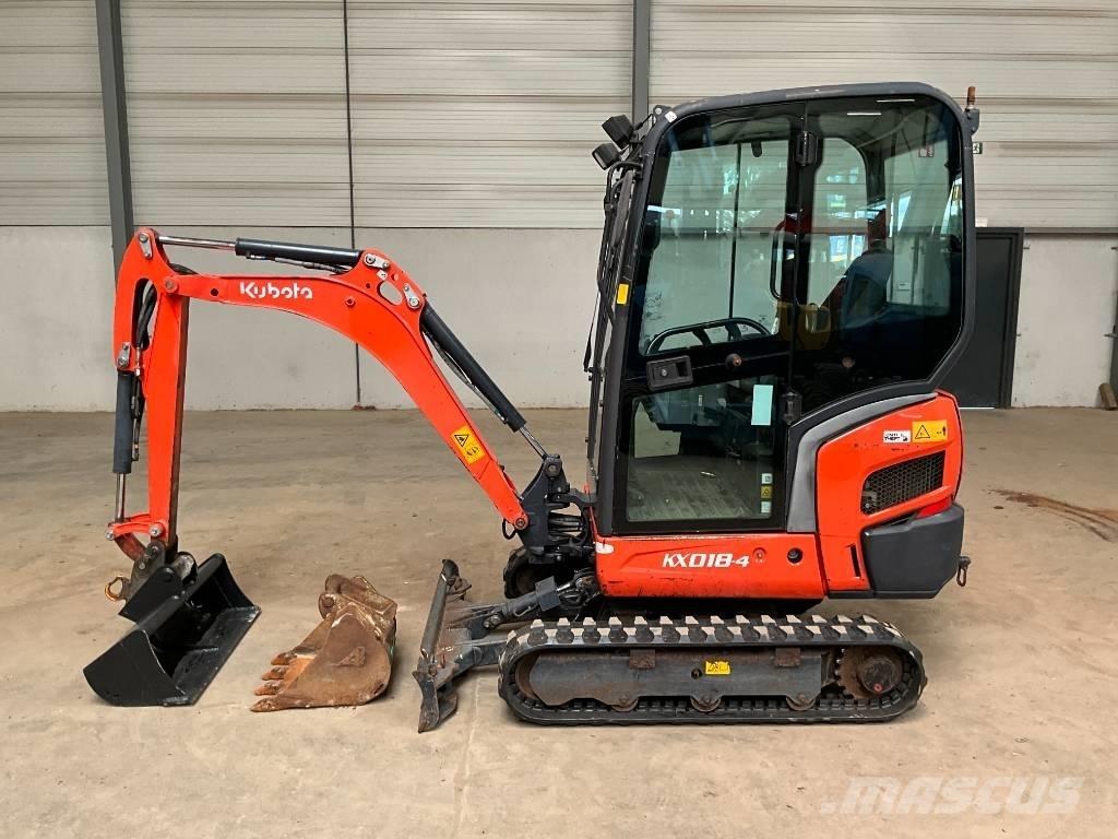 Kubota KX 018-4 Mini ekskavatori < 7 t