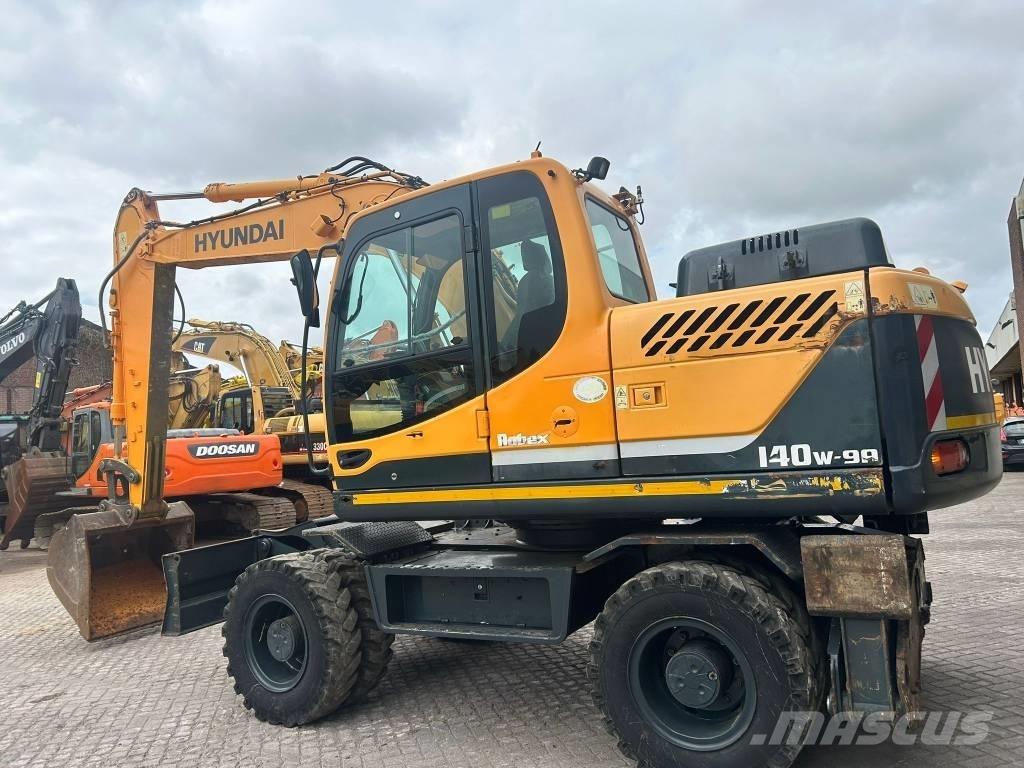 Hyundai 140W-9A Ekskavatori uz riteņiem