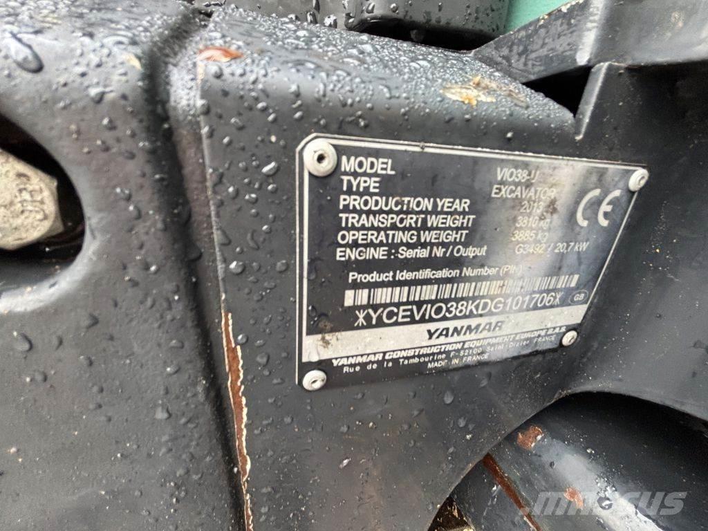 Yanmar VIO38 Mini ekskavatori < 7 t