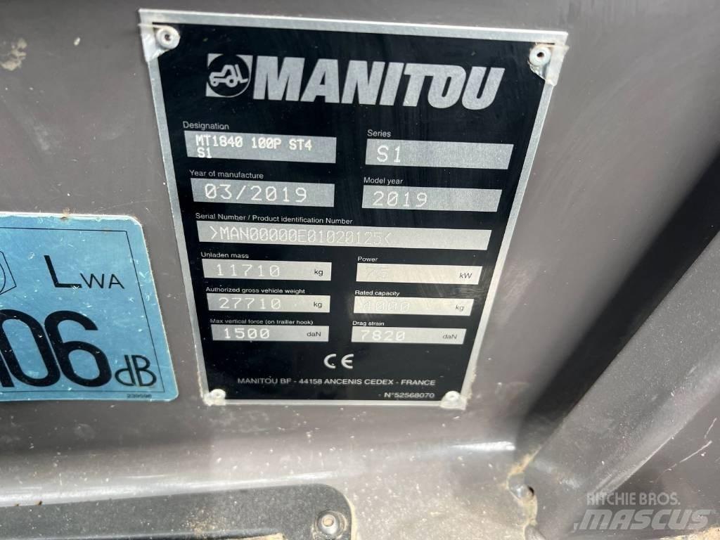 Manitou MT 1840 Teleskopiskie manipulatori