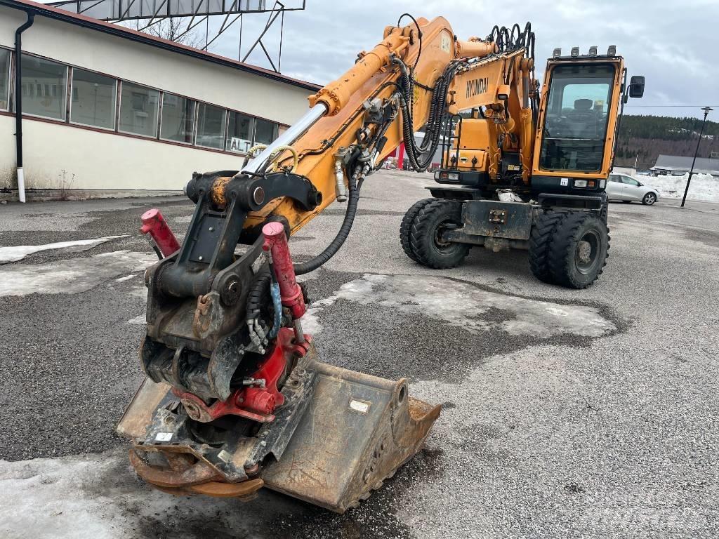 Hyundai 140w 9A Ekskavatori uz riteņiem