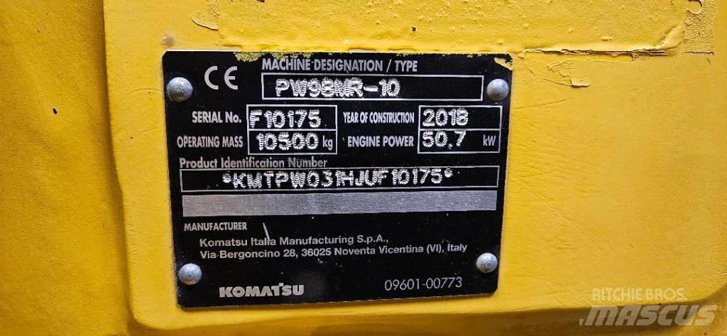 Komatsu PW98 MR10 Ekskavatori uz riteņiem