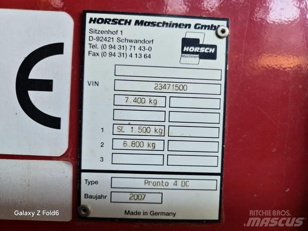 Horsch Pronto 4 DC Kombinētās sējmašīnas