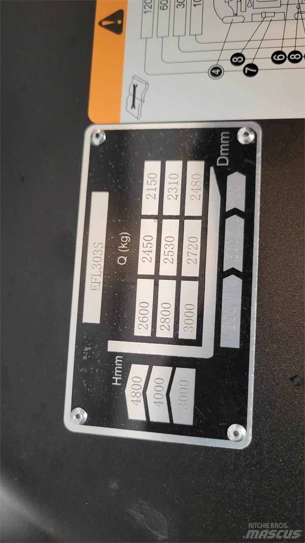  EFL253-S Elektriskie iekrāvēji