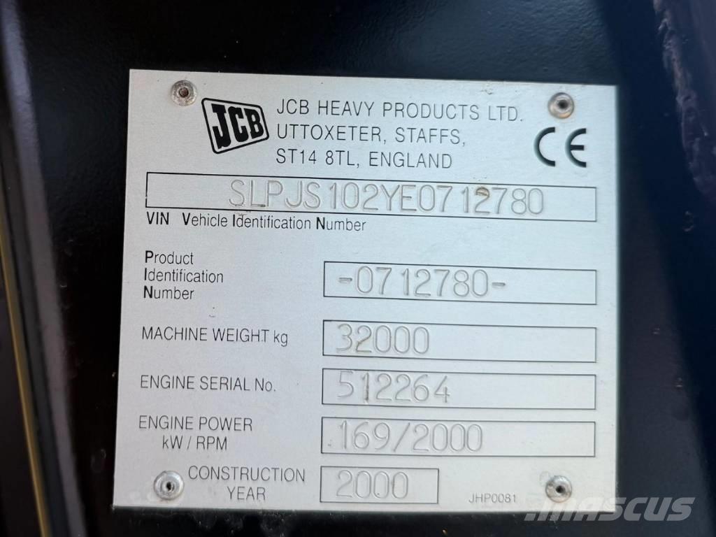 JCB JS 330 XD Kāpurķēžu ekskavatori