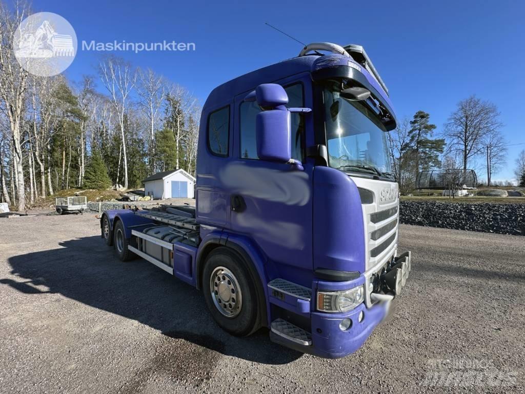 Scania G 480 Treileri ar āķi