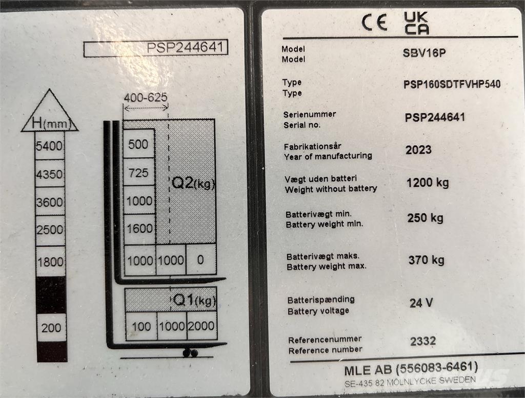 Mitsubishi SBV16PI Pašgājēji krautnētāji