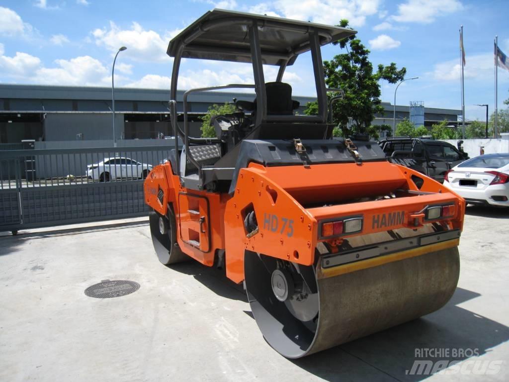 Hamm HD 75 Divvalču grunts veltņi