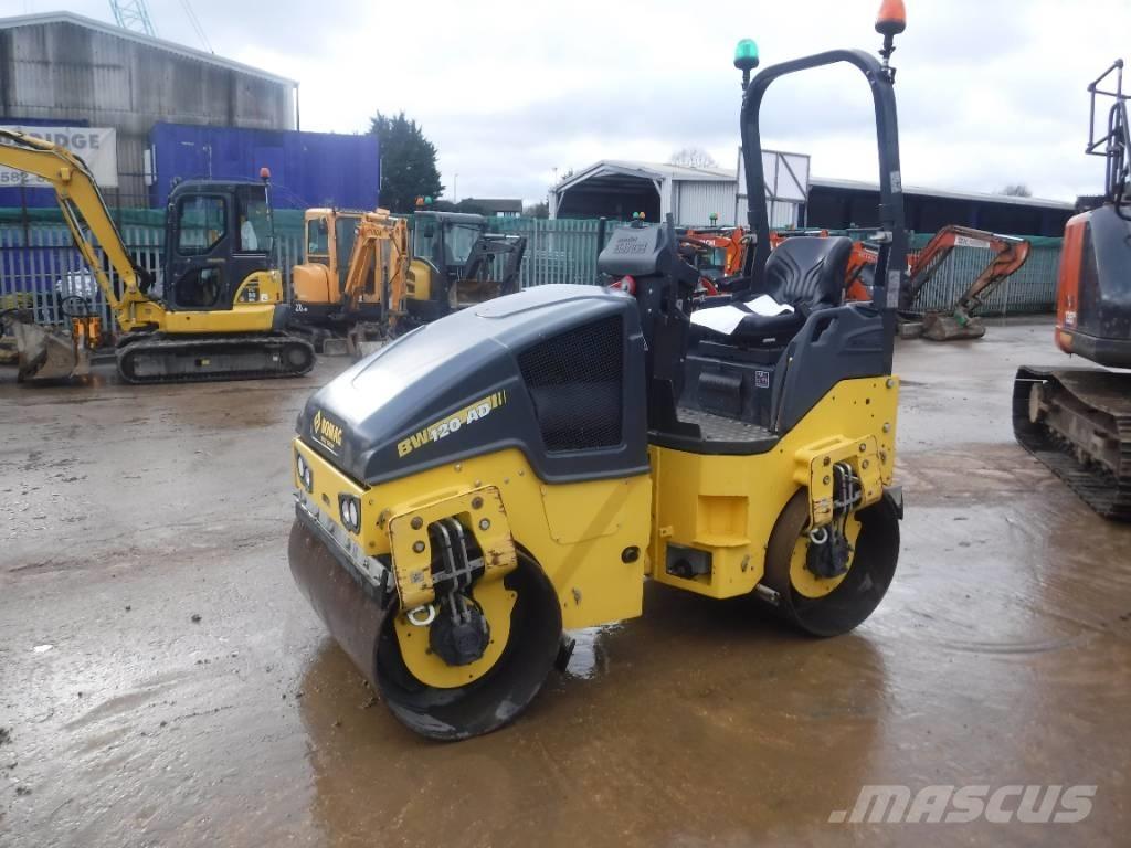 Bomag BW 120 AD-5 Divvalču grunts veltņi