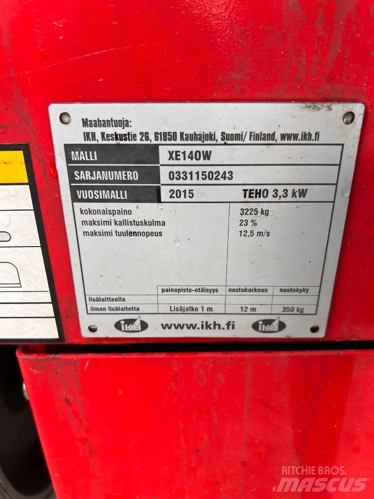 Mantall XE140W Šķerveida pacēlāji