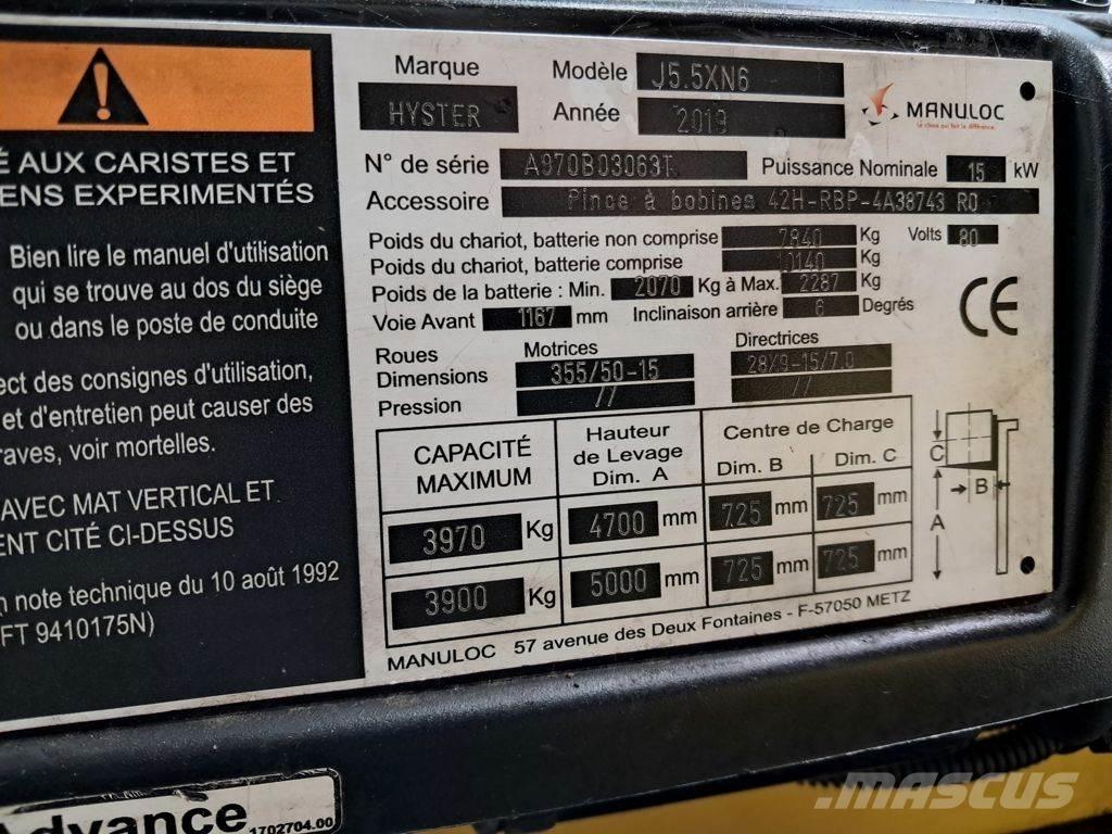 Hyster J5.5XN6 Elektriskie iekrāvēji