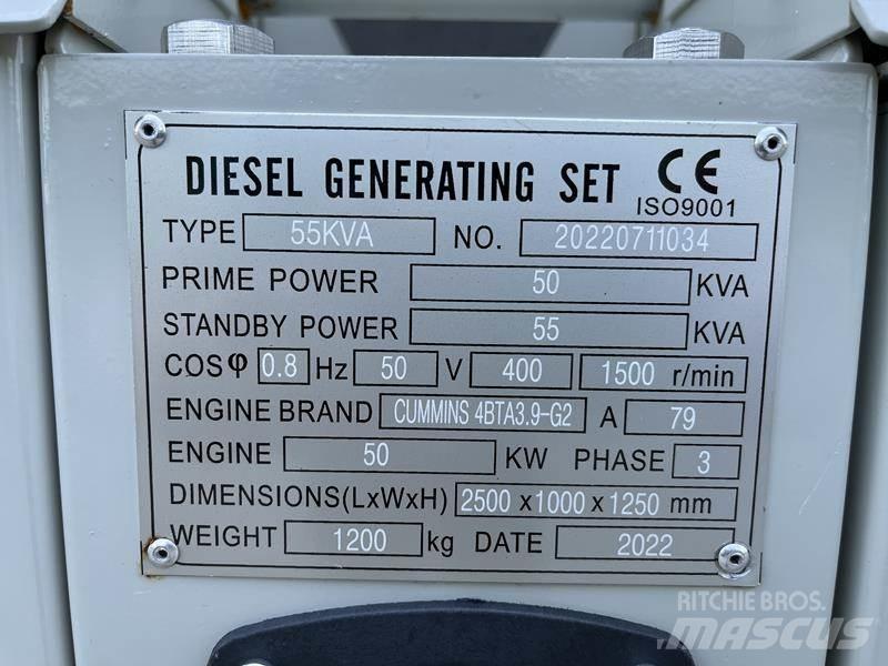 Cummins 55 kVA Dīzeļģeneratori