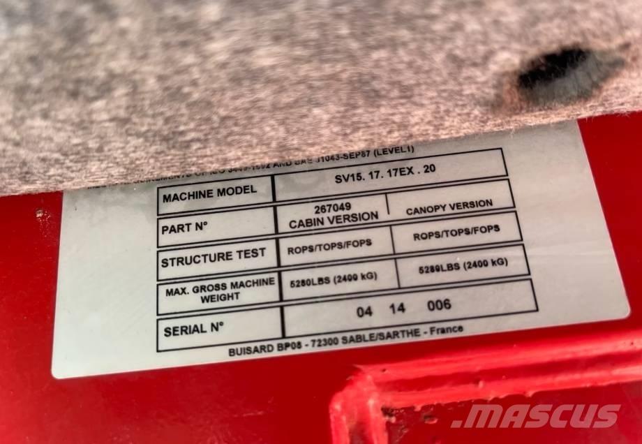Yanmar SV 15 Mini ekskavatori < 7 t
