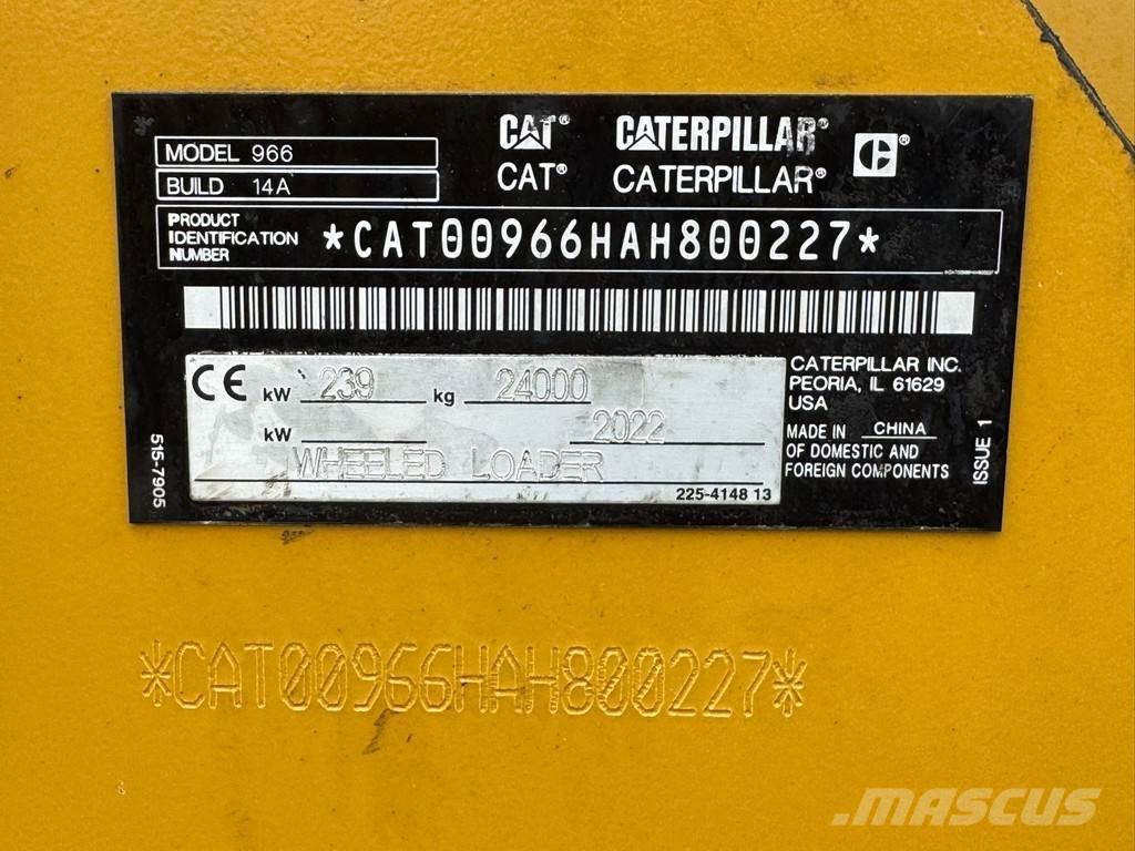 CAT 966 Iekrāvēji uz riteņiem